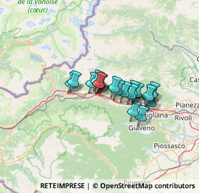 Mappa Via Castello, 10050 San Giorio di Susa TO, Italia (8.679)
