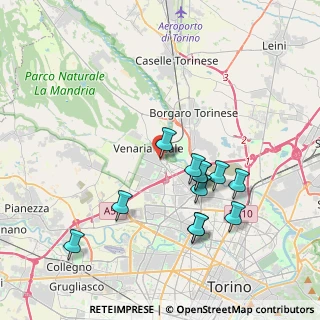 Mappa Corso Giuseppe Garibaldi, 10178 Venaria Reale TO, Italia (3.73083)