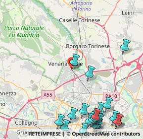 Mappa 10178 Venaria Reale TO, Italia (6.222)