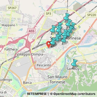 Mappa Via Enrico Toti, 10036 Settimo Torinese TO, Italia (1.57867)