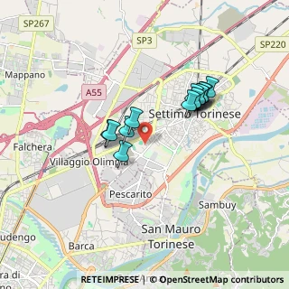Mappa Via Enrico Toti, 10036 Settimo Torinese TO, Italia (1.43692)
