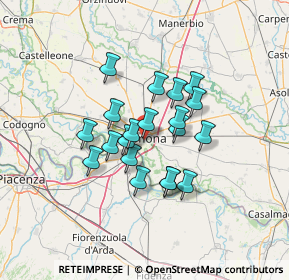 Mappa Via Vincenzo Lancetti, 26100 Cremona CR, Italia (9.962)