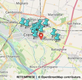 Mappa Via Vincenzo Lancetti, 26100 Cremona CR, Italia (1.16077)