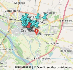 Mappa Via Vincenzo Lancetti, 26100 Cremona CR, Italia (1.30444)