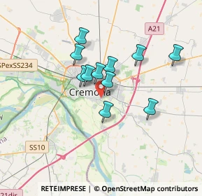 Mappa Via Vincenzo Lancetti, 26100 Cremona CR, Italia (2.66364)