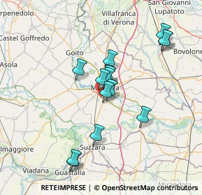 Mappa Via Montefiorino, 46034 Borgo Virgilio MN, Italia (12.34333)