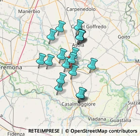 Mappa 26034 Piadena CR, Italia (10.4685)