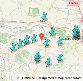 Mappa 15020 Solonghello AL, Italia (9.141)