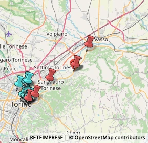 Mappa Via A. Cresta, 10090 Gassino Torinese TO, Italia (10.2155)