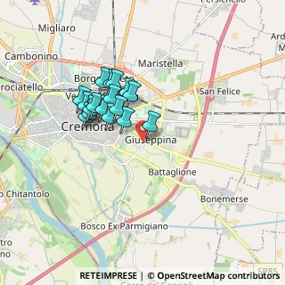 Mappa Via Diritta, 26100 Cremona CR, Italia (1.45647)