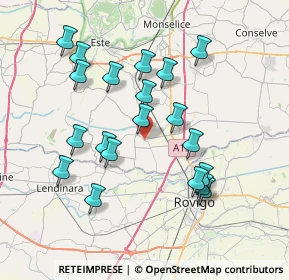 Mappa Via Bassa, 35040 Vescovana PD, Italia (7.31)