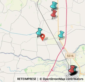 Mappa Via Bassa, 35040 Vescovana PD, Italia (6.7875)