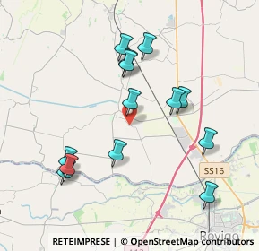 Mappa Via Bassa, 35040 Vescovana PD, Italia (3.81231)