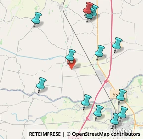 Mappa Via Bassa, 35040 Vescovana PD, Italia (5.29077)