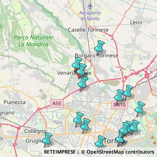 Mappa Via Gabriele D'Annunzio, 10141 Venaria Reale TO, Italia (5.92)