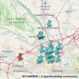 Mappa Via Gabriele D'Annunzio, 10141 Venaria Reale TO, Italia (4.29444)