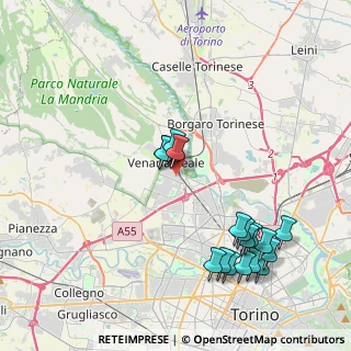 Mappa Via Gabriele D'Annunzio, 10141 Venaria Reale TO, Italia (4.54176)