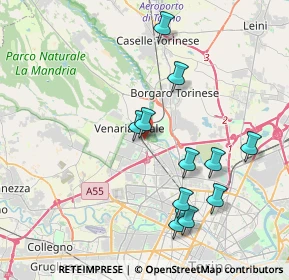 Mappa Viale Roma, 10079 Venaria Reale TO, Italia (3.91364)