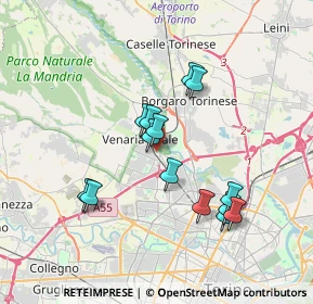 Mappa Viale Roma, 10079 Venaria Reale TO, Italia (3.19143)