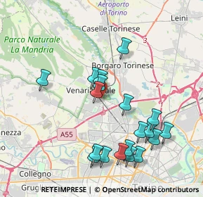 Mappa 10079 Venaria Reale TO, Italia (4.01316)