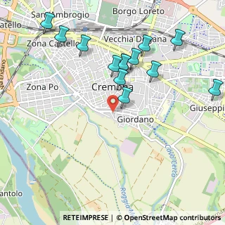 Mappa Via Altobello Melone, 26100 Cremona CR, Italia (1.08)