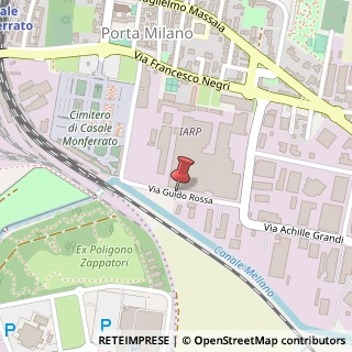Mappa Via Rossa Guido, 12, 15033 Casale Monferrato, Alessandria (Piemonte)