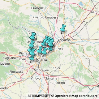 Mappa A.S.D Dream Art, 10036 Settimo Torinese TO, Italia (8.82467)