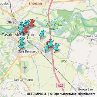 Mappa Strada Valenza, 15040 Pomaro Monferrato AL, Italia (2.00923)