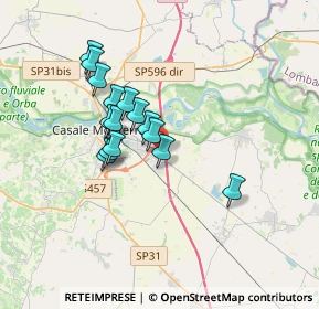 Mappa Strada Valenza, 15040 Pomaro Monferrato AL, Italia (2.79533)