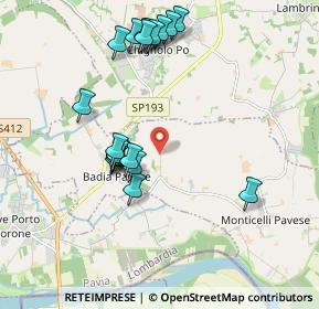 Mappa Unnamed Road, 27010 Monticelli Pavese PV, Italia (1.9335)