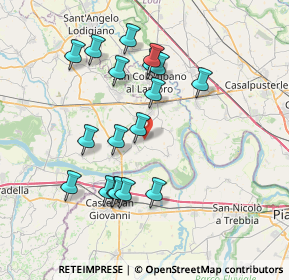 Mappa Unnamed Road, 27010 Monticelli Pavese PV, Italia (7.22389)