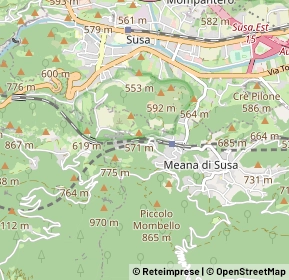 Mappa Via Gran Borgata, 10050 Susa TO, Italia (0.85455)