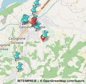 Mappa Strada Gassino Bardassano, 10090 Gassino Torinese TO, Italia (1.08083)