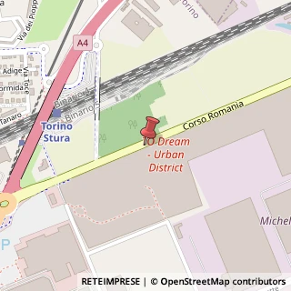 Mappa Corso romania 460, 10156 Torino, Torino (Piemonte)