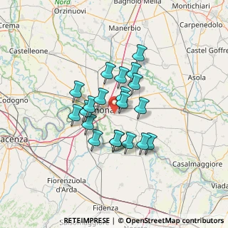 Mappa Via Dosolo, 26030 Malagnino CR, Italia (10.0925)