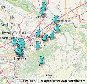 Mappa SP 92, 10090 Settimo Torinese TO (8.1355)