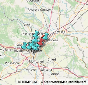 Mappa Via S. Daniele, 10099 Area Produttiva TO, Italia (8.63154)