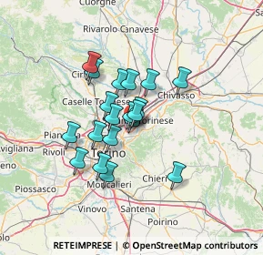 Mappa Via S. Daniele, 10099 Area Produttiva TO, Italia (9.70105)