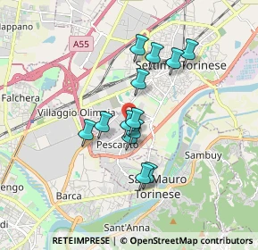 Mappa Via S. Daniele, 10099 Area Produttiva TO, Italia (1.35692)