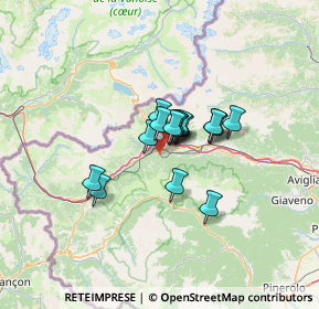 Mappa Via Europa, 10050 Gravere TO, Italia (7.70765)