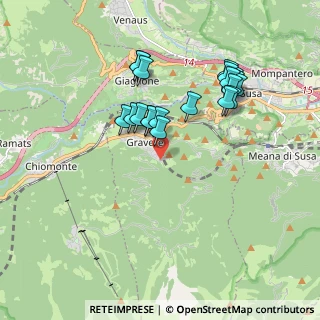 Mappa Via Europa, 10050 Gravere TO, Italia (1.726)