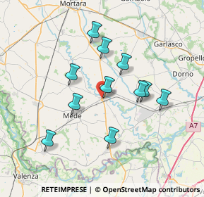 Mappa 27034 Lomello PV, Italia (6.38364)