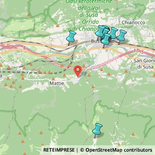Mappa Via Giordani, 10050 Mattie TO, Italia (2.48)