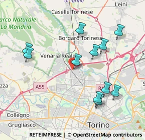Mappa Via Gaetano Amati, 10078 Venaria Reale TO, Italia (4.10364)