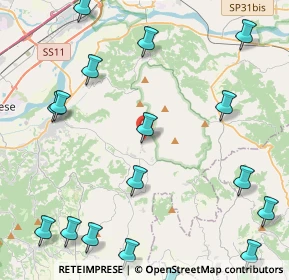 Mappa Via Sotti, 10090 Rivalba TO, Italia (6.31)