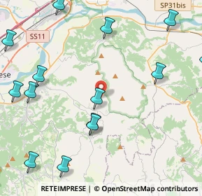 Mappa Via Sotti, 10090 Rivalba TO, Italia (6.4535)