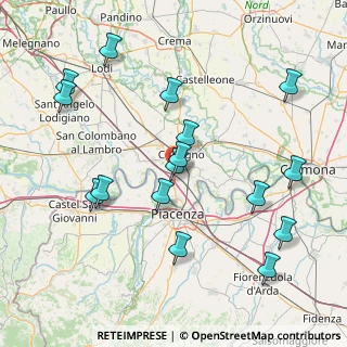 Mappa Fombio, 26861 Fombio LO, Italia (17.50063)