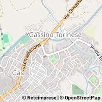 Mapa Gassino Torinese