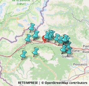 Mappa Borgata Meitre, 10053 Bussoleno TO, Italia (11.0165)