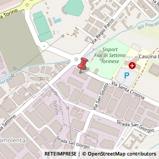 Mappa Via Regio Parco, 87, 10036 Settimo Torinese, Torino (Piemonte)